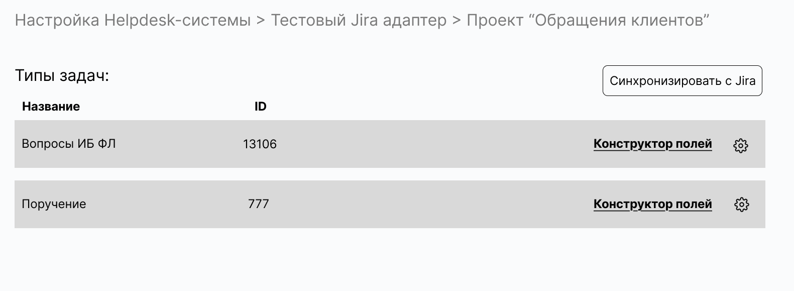 Рис. 8: Типы задач
